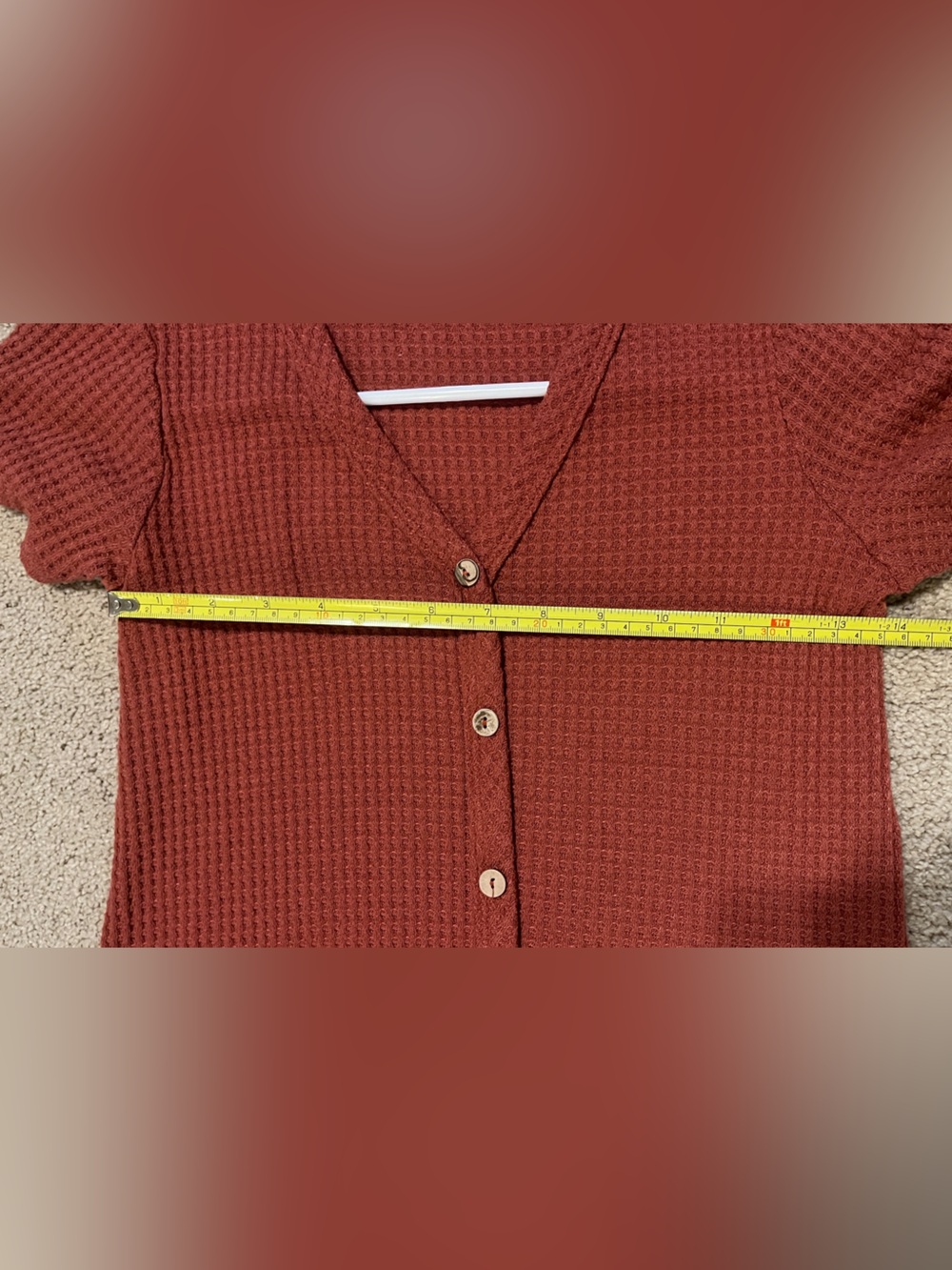 Button-Front Mini Dress - Picture 7 of 7